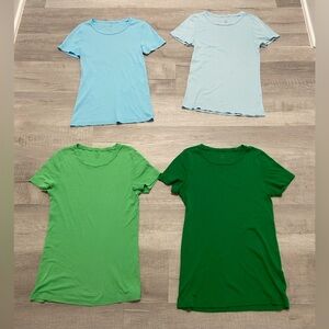 Set of Four J. Crew fitted tee Short Sleeve T-Shirts